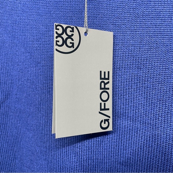 NWT G/Fore | MERINO WOOL CONTRAST STRIPE TURTLENECK SWEATER space - Picture 7 of 13